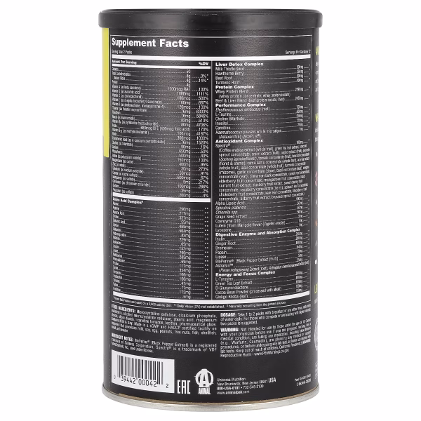 Animal, PAK®, Ultimate Foundation, 44 Packs - Image 2