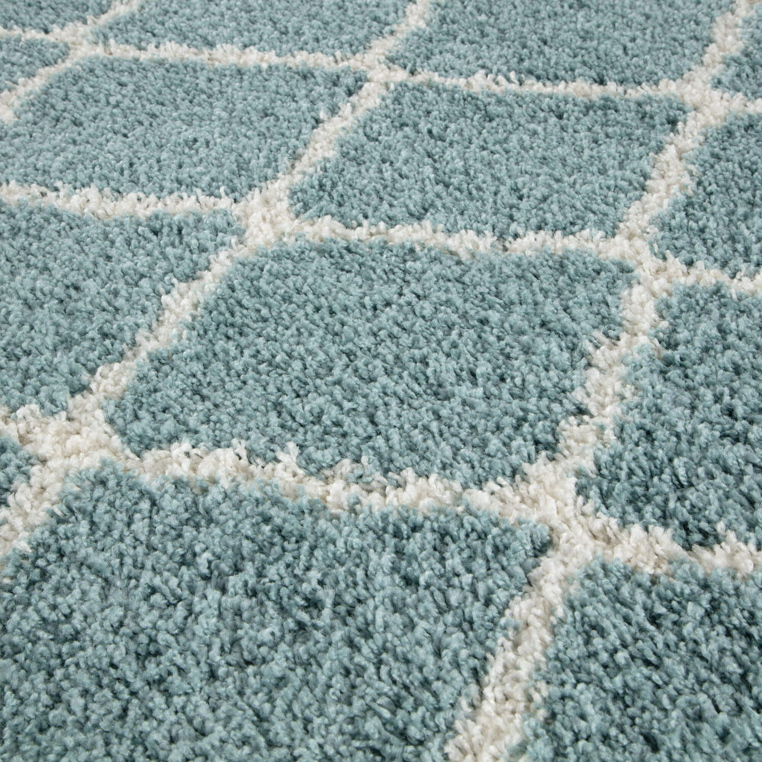 Myshaggy Moroccan Design Rug - Duck Egg Blue / 80x300cm Runner - Image 4