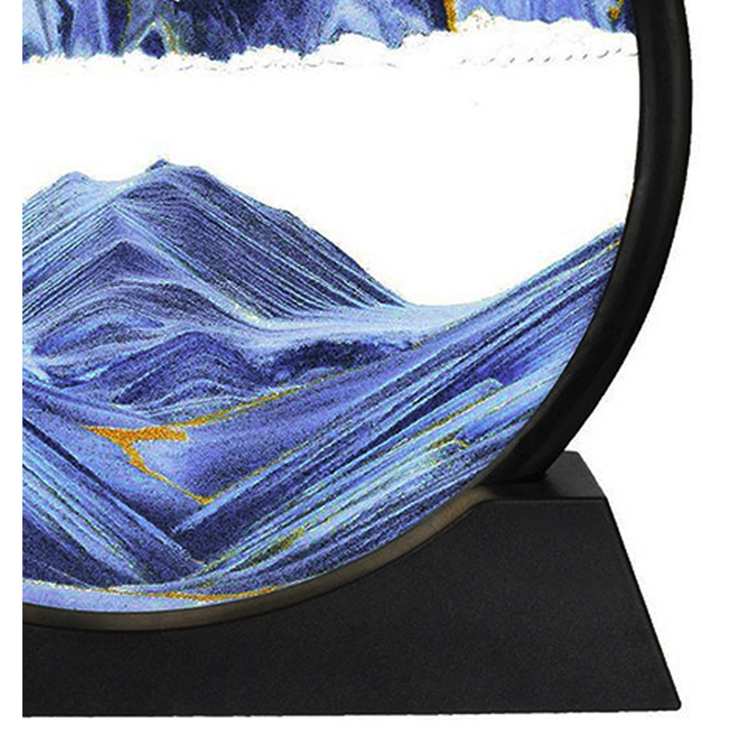 7-Inch 3D Moving Sand Art with Rotating Frame - Blue - Image 5