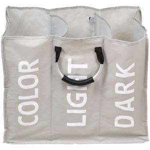 3 Bin Laundry Hamper Laundry Basket Laundry Sorter - Image 2