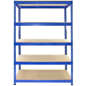 2 x T-RAX Blue Metal Racking Units - Blue