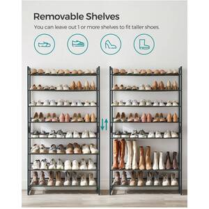 SONGMICS 8-Tier Stackable Shoe Rack