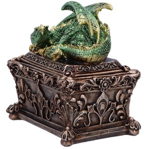 Guardian of the Hoard Dragon Trinket Box - 13cm - Image 2